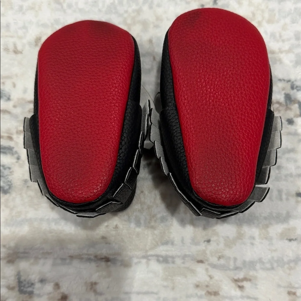 Baby Bow Shoes With Red Bottoms